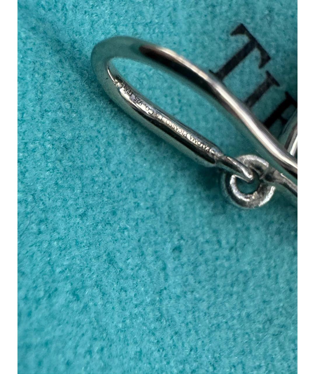 TIFFANY&CO Серебряные серебряные серьги, фото 6