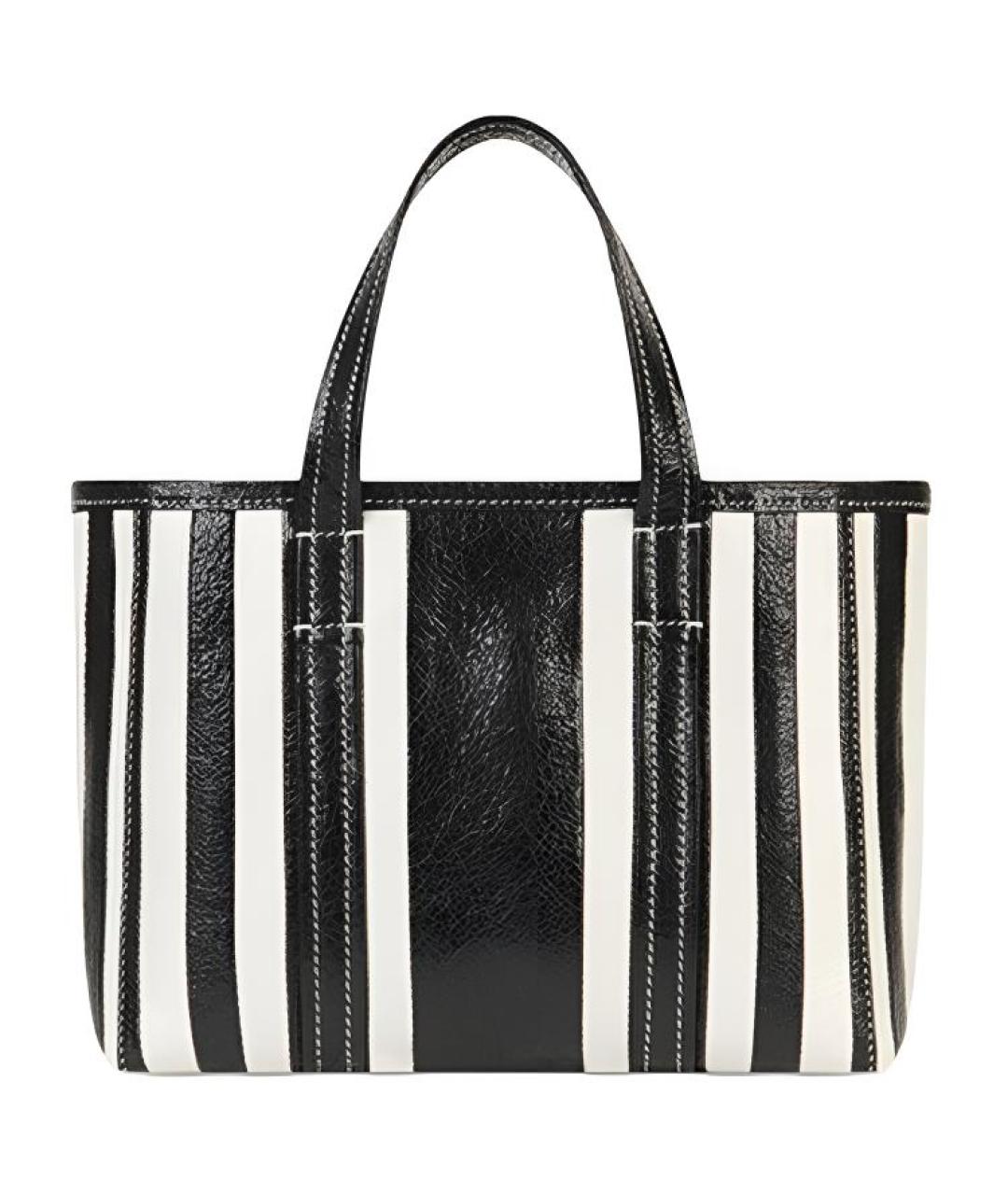 BALENCIAGA Черная кожаная сумка через плечо, фото 2