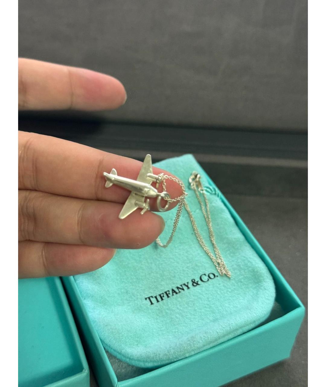 TIFFANY&CO Серебряная серебряная подвеска, фото 4
