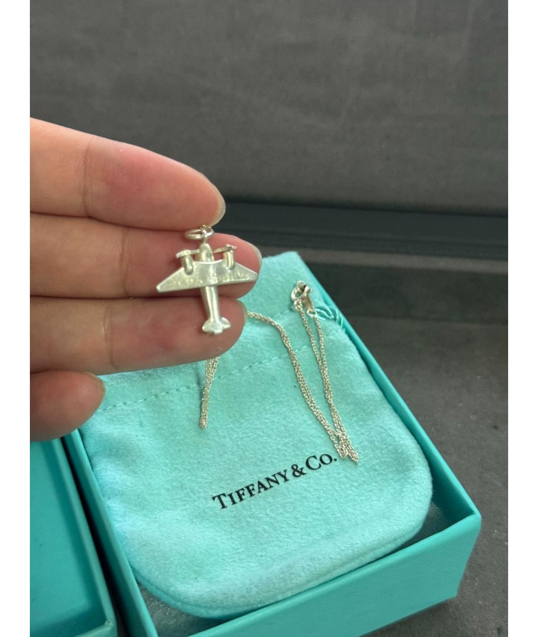 TIFFANY&CO Серебряная серебряная подвеска, фото 6