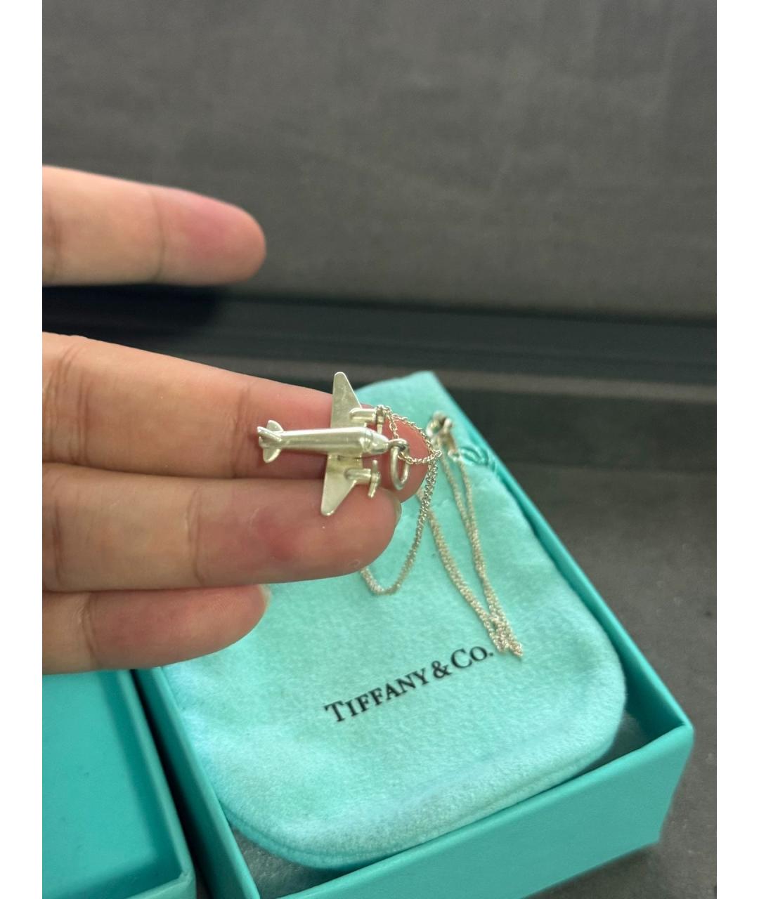 TIFFANY&CO Серебряная серебряная подвеска, фото 3