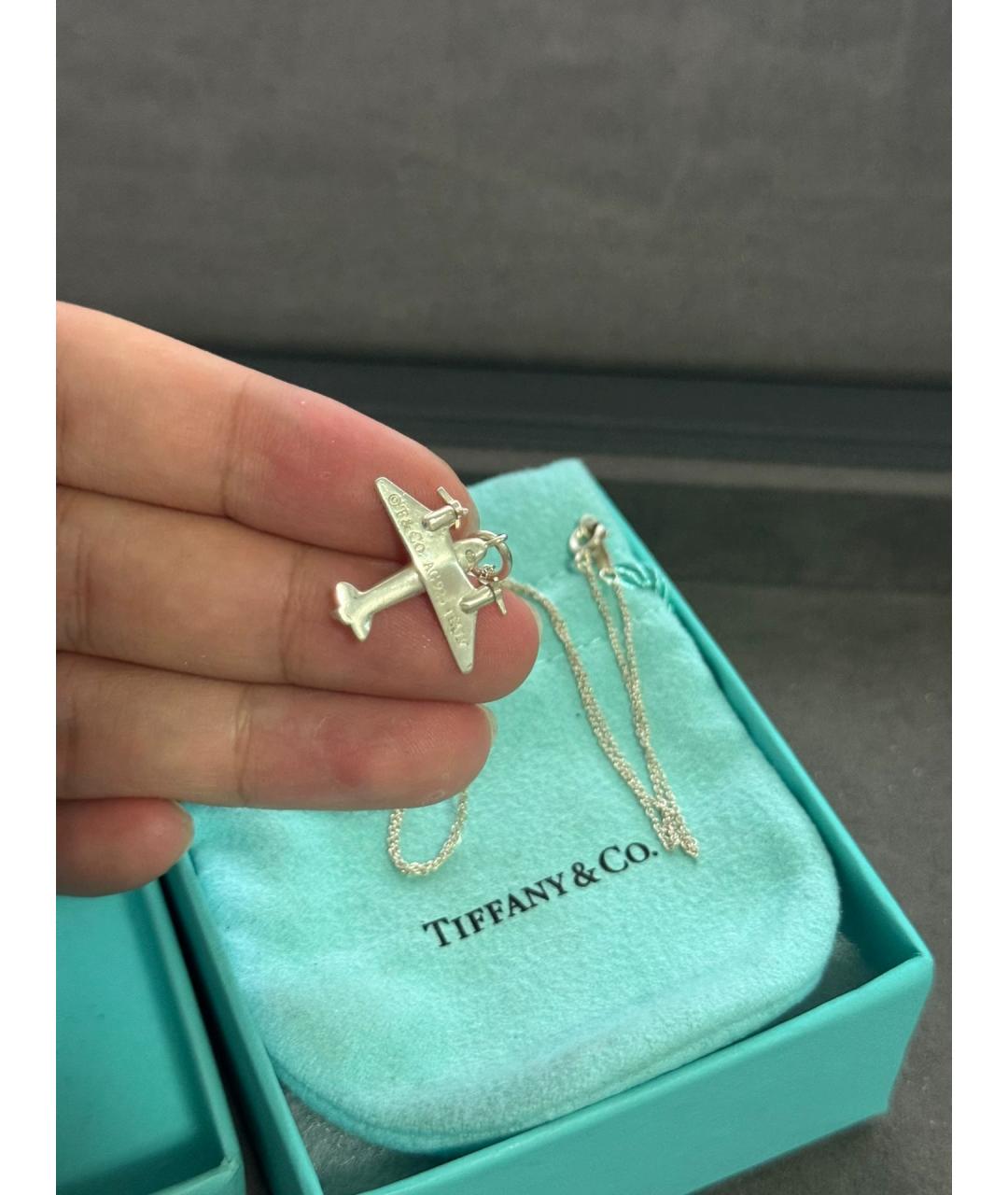 TIFFANY&CO Серебряная серебряная подвеска, фото 5