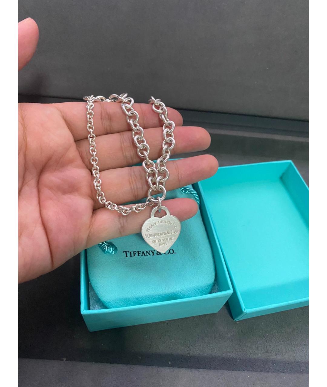 TIFFANY&CO Серебряный серебряный браслет, фото 3