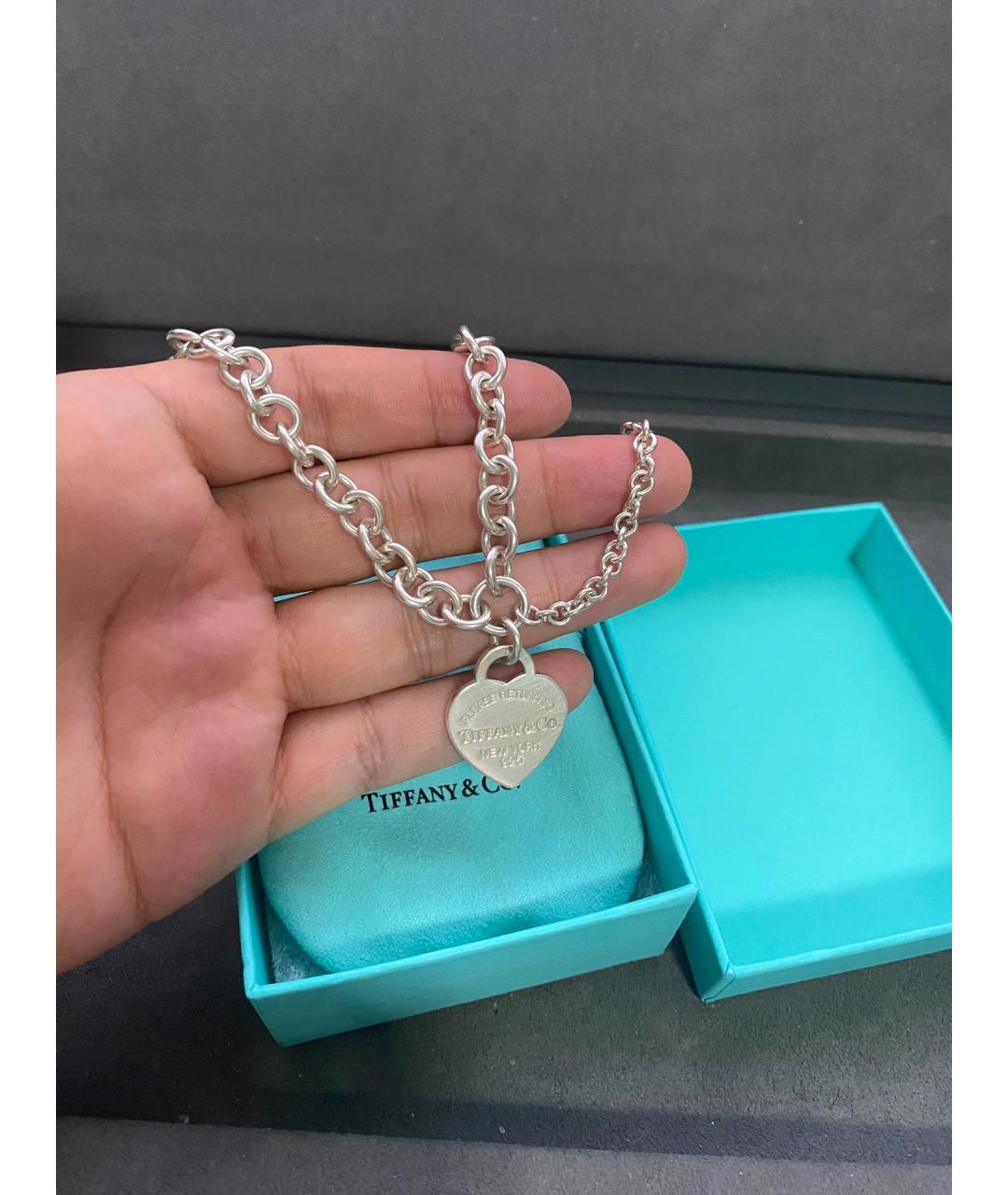 TIFFANY&CO Серебряный серебряный браслет, фото 9