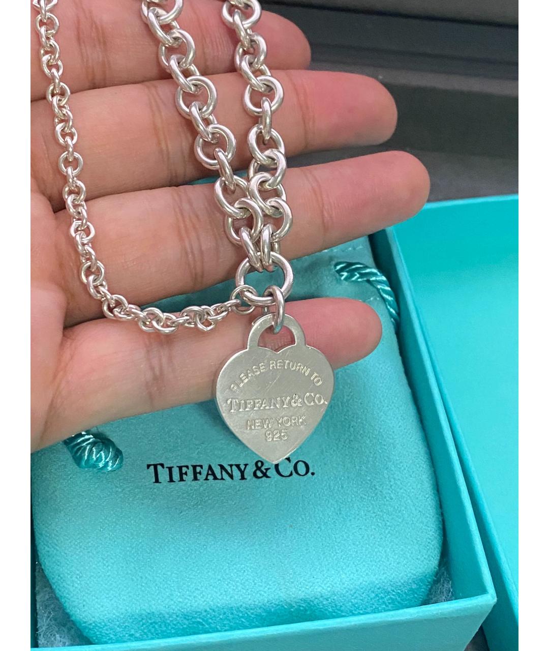TIFFANY&CO Серебряный серебряный браслет, фото 5