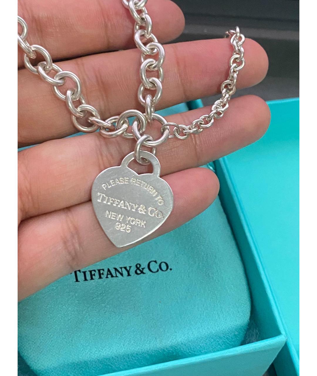 TIFFANY&CO Серебряный серебряный браслет, фото 8
