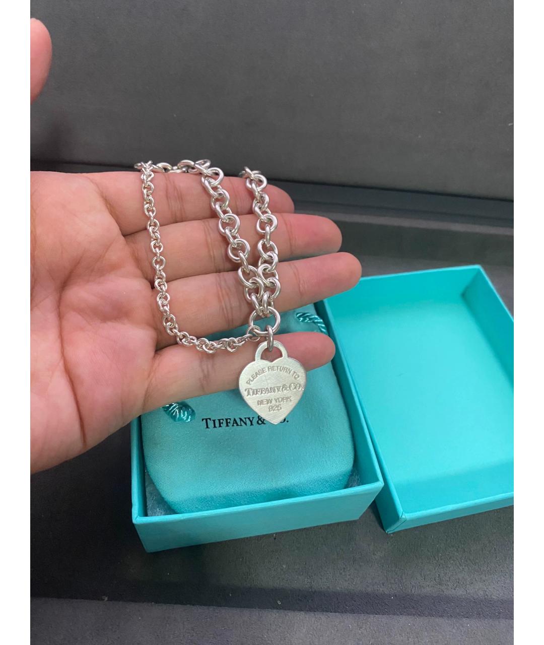 TIFFANY&CO Серебряный серебряный браслет, фото 4