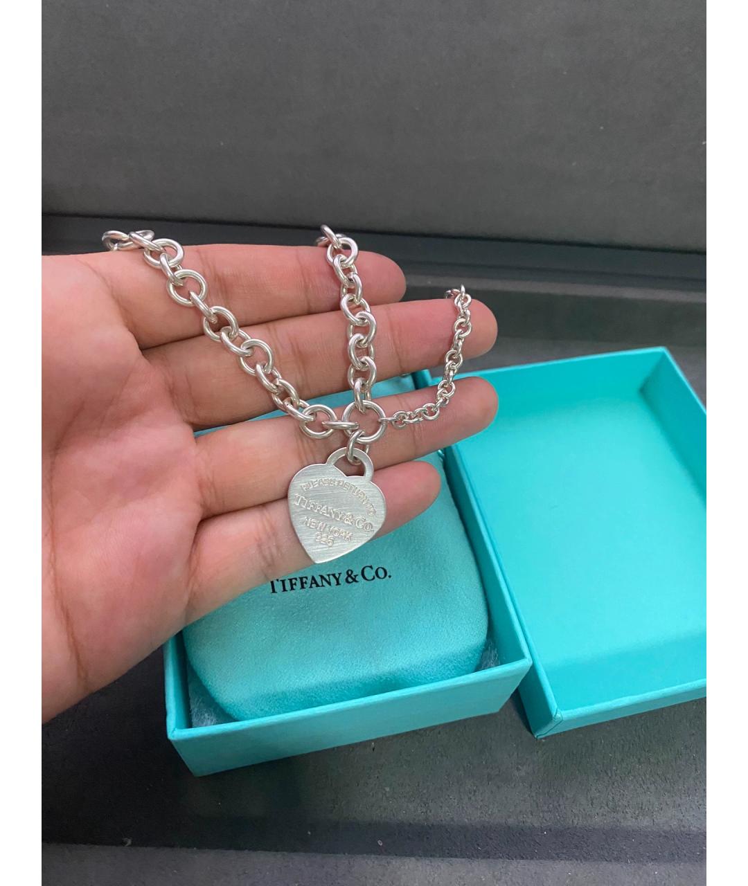 TIFFANY&CO Серебряный серебряный браслет, фото 7