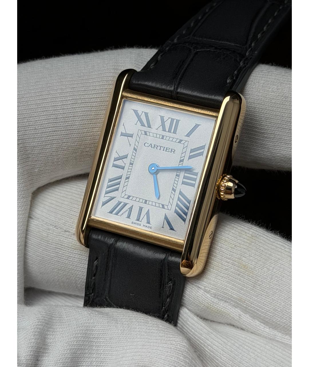 CARTIER Часы из желтого золота, фото 3