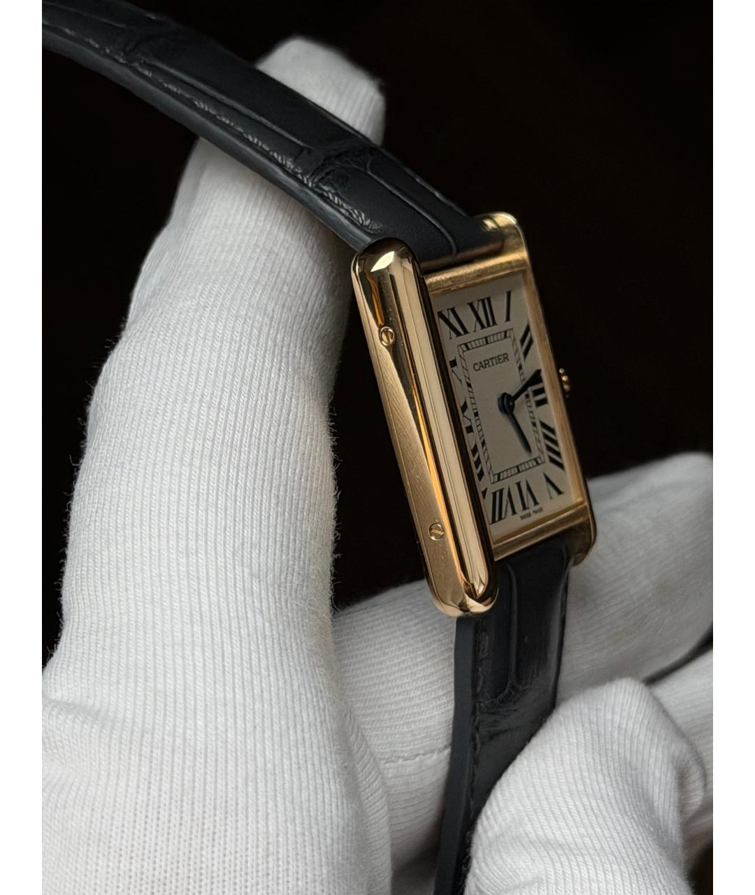 CARTIER Часы из желтого золота, фото 5