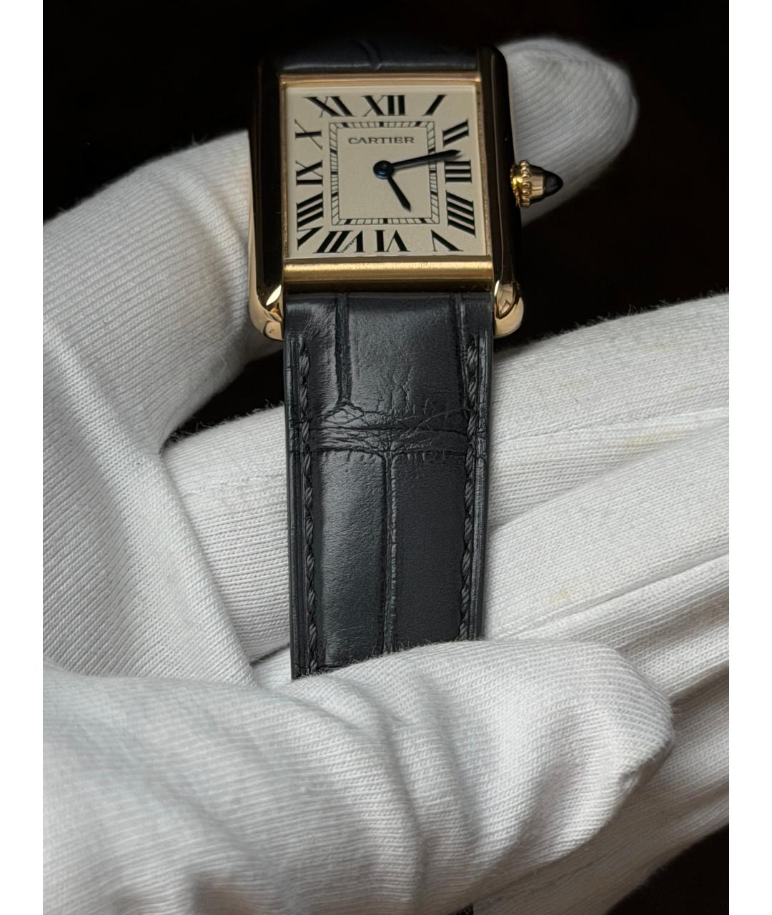 CARTIER Часы из желтого золота, фото 6
