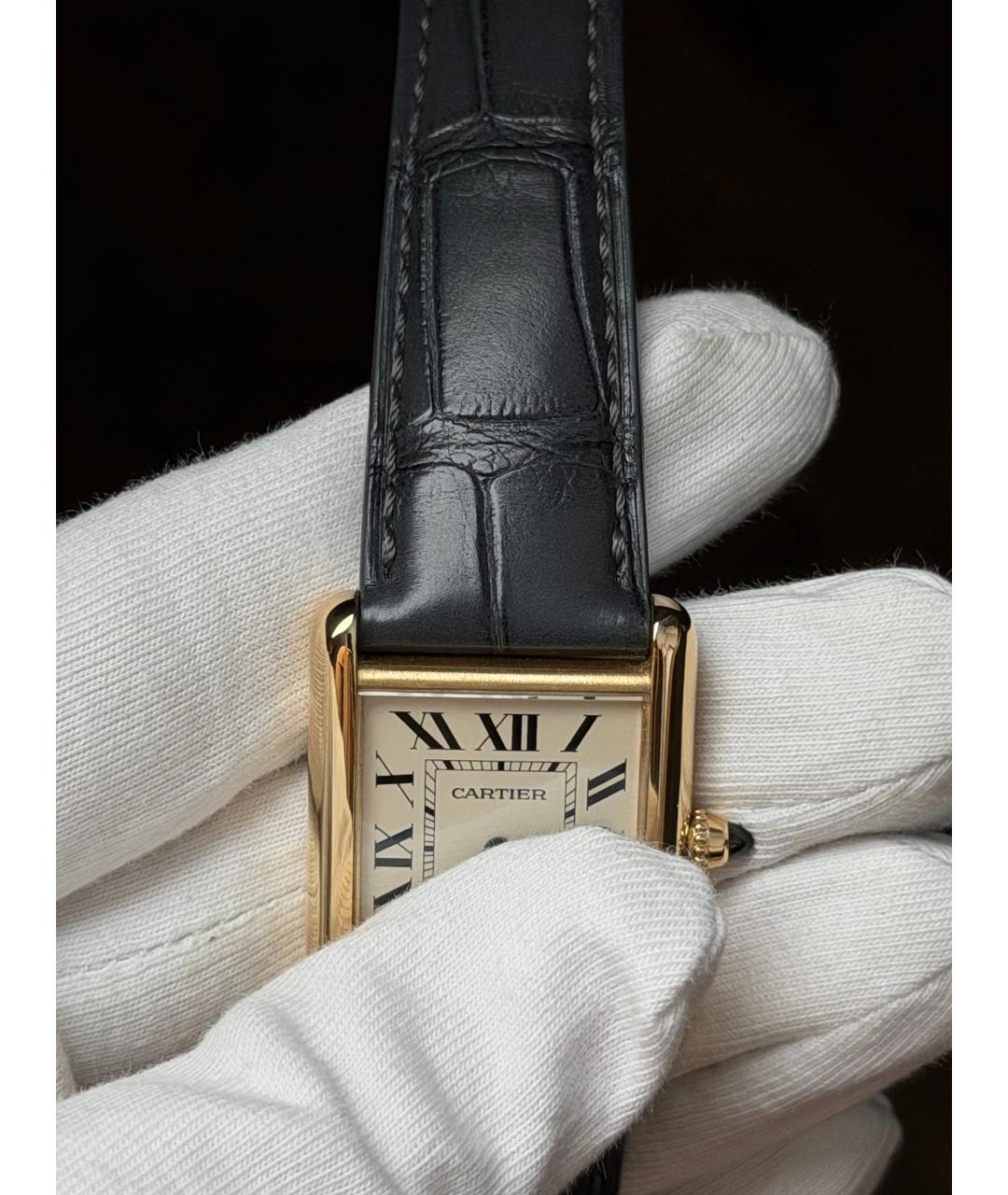 CARTIER Часы из желтого золота, фото 7