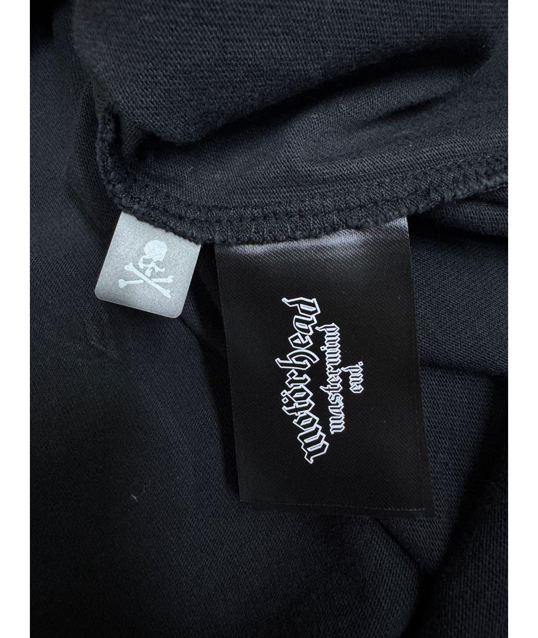 MASTERMIND WORLD Антрацитовая хлопковая футболка, фото 5