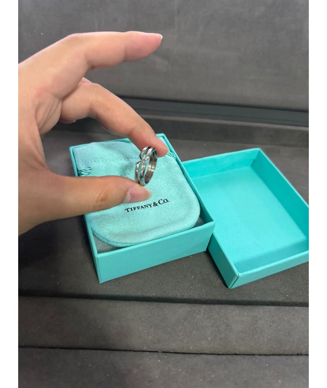 TIFFANY&CO Серебряное металлическое кольцо, фото 3