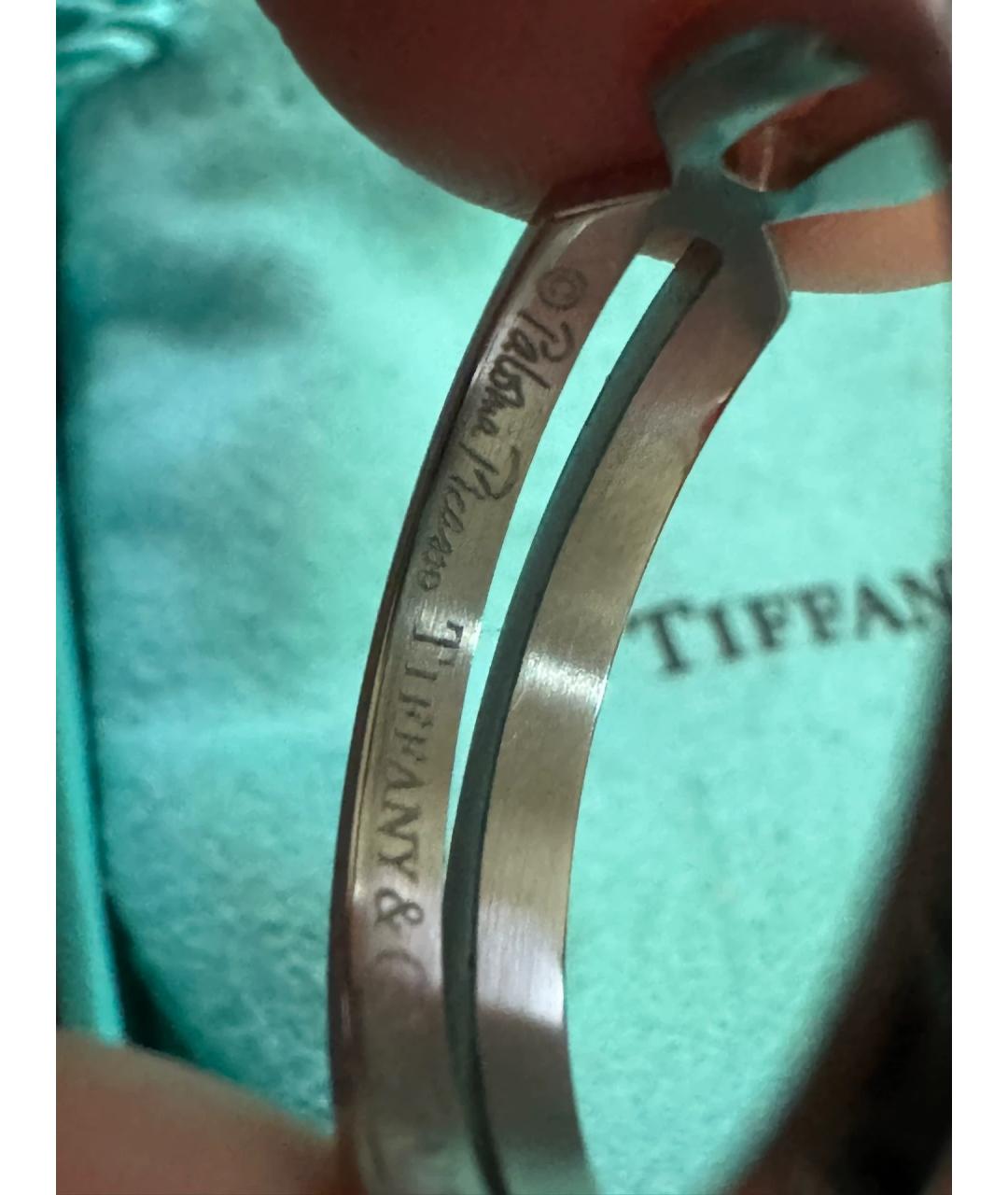 TIFFANY&CO Серебряное металлическое кольцо, фото 7