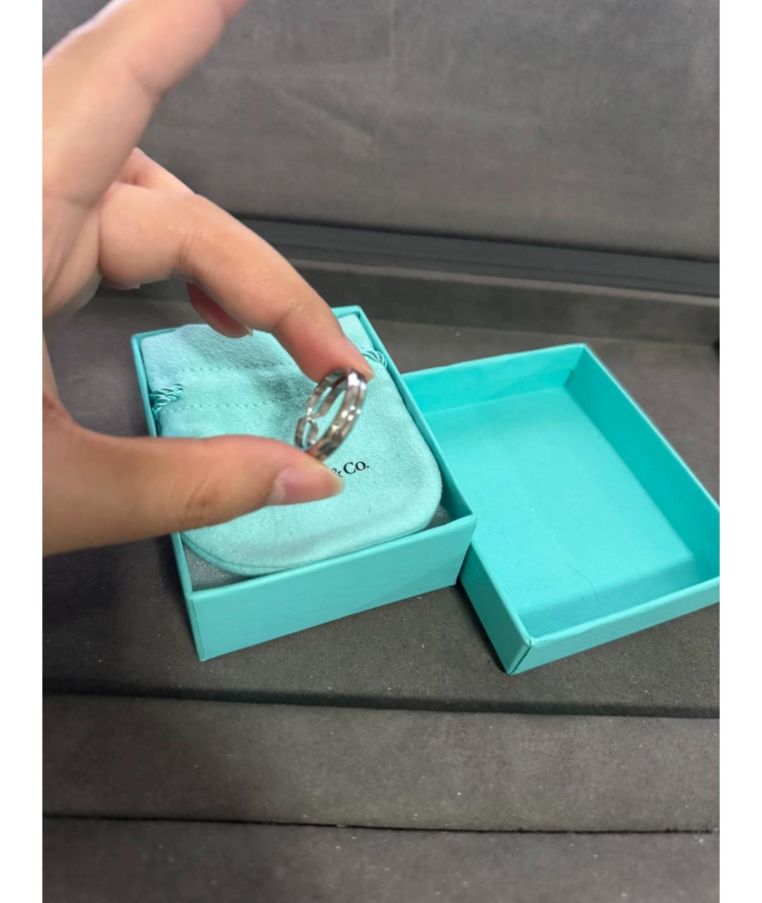 TIFFANY&CO Серебряное металлическое кольцо, фото 5