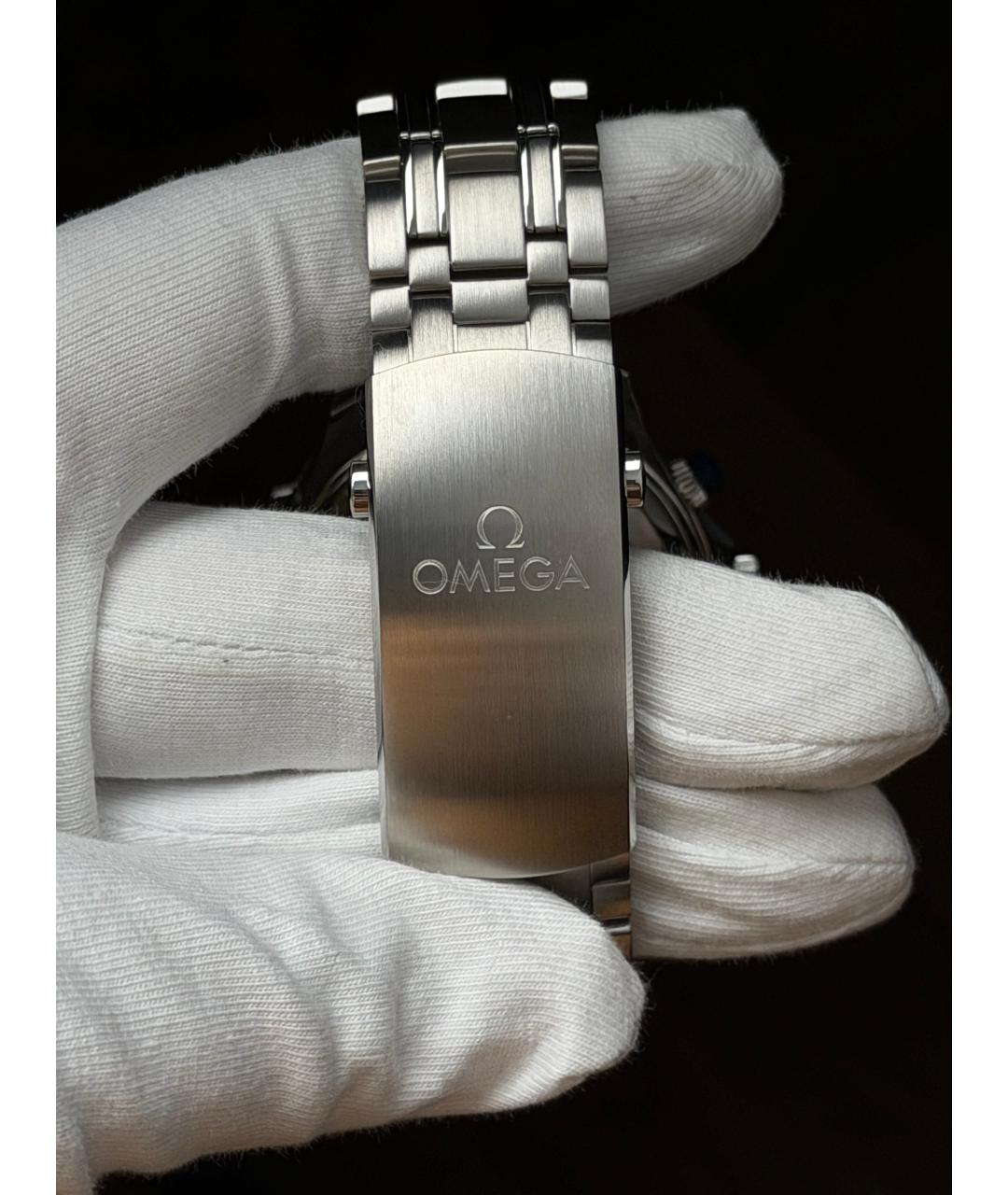 OMEGA Темно-синие часы, фото 8