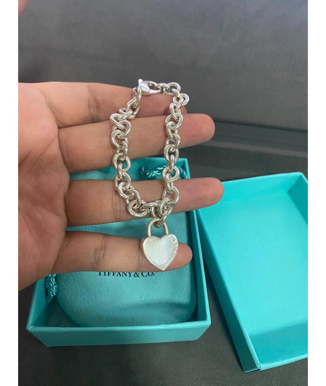 TIFFANY&CO Серебряный серебряный браслет, фото 5