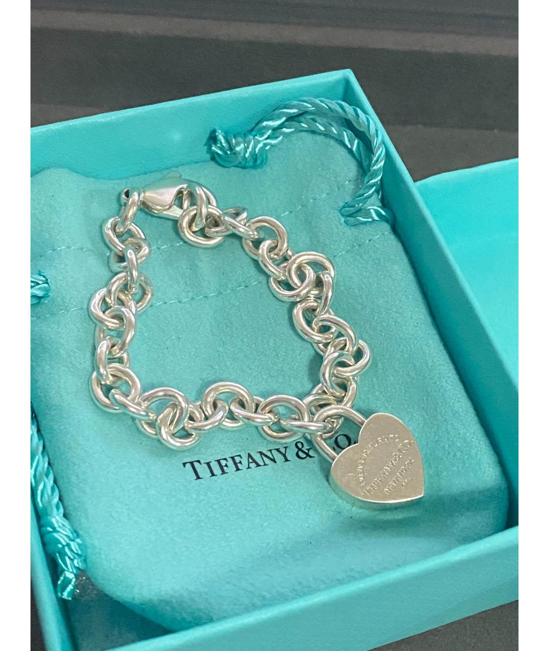 TIFFANY&CO Серебряный серебряный браслет, фото 7