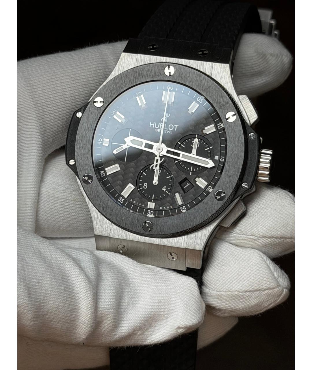 HUBLOT Черные часы, фото 3