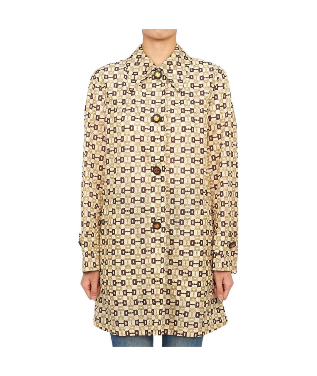 GUCCI Коричневое пальто, фото 3