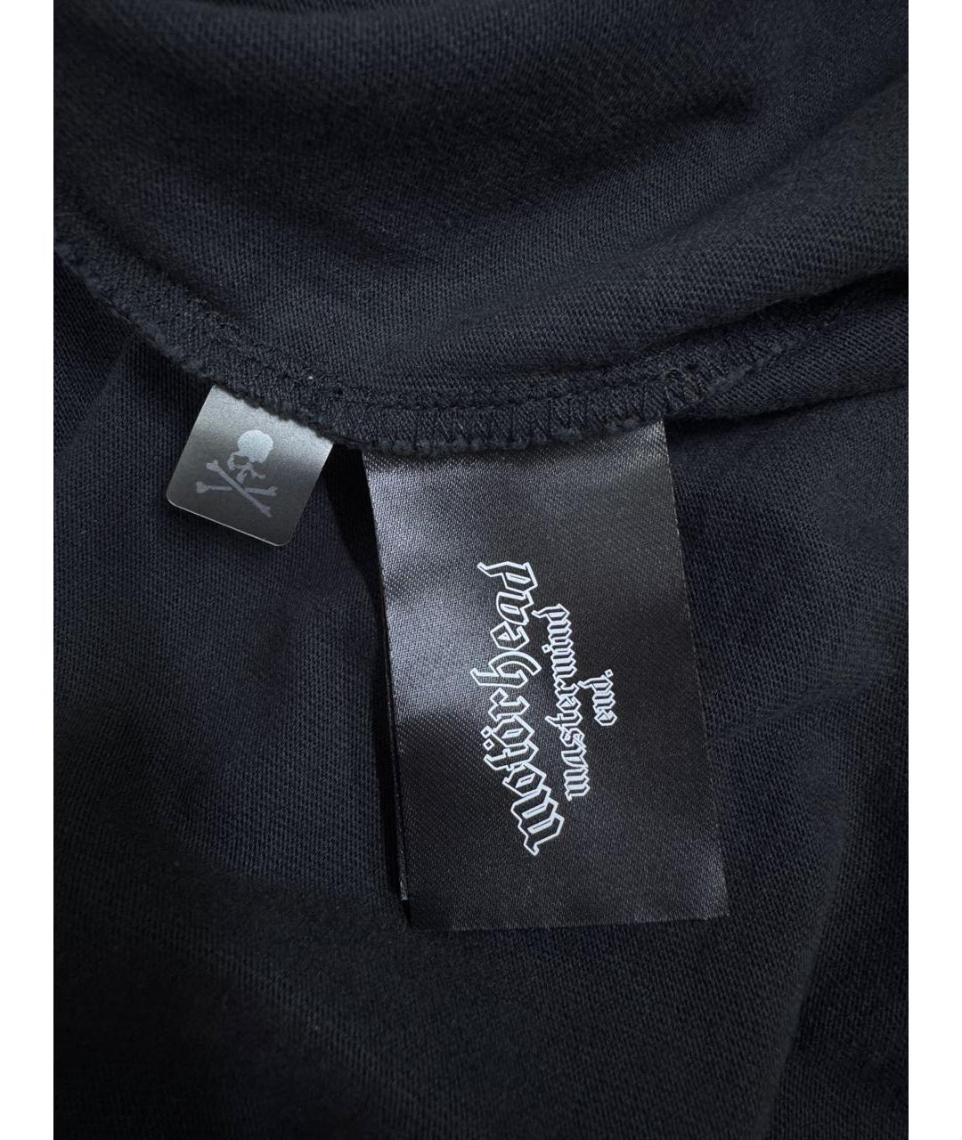 MASTERMIND WORLD Антрацитовая хлопковая футболка, фото 6