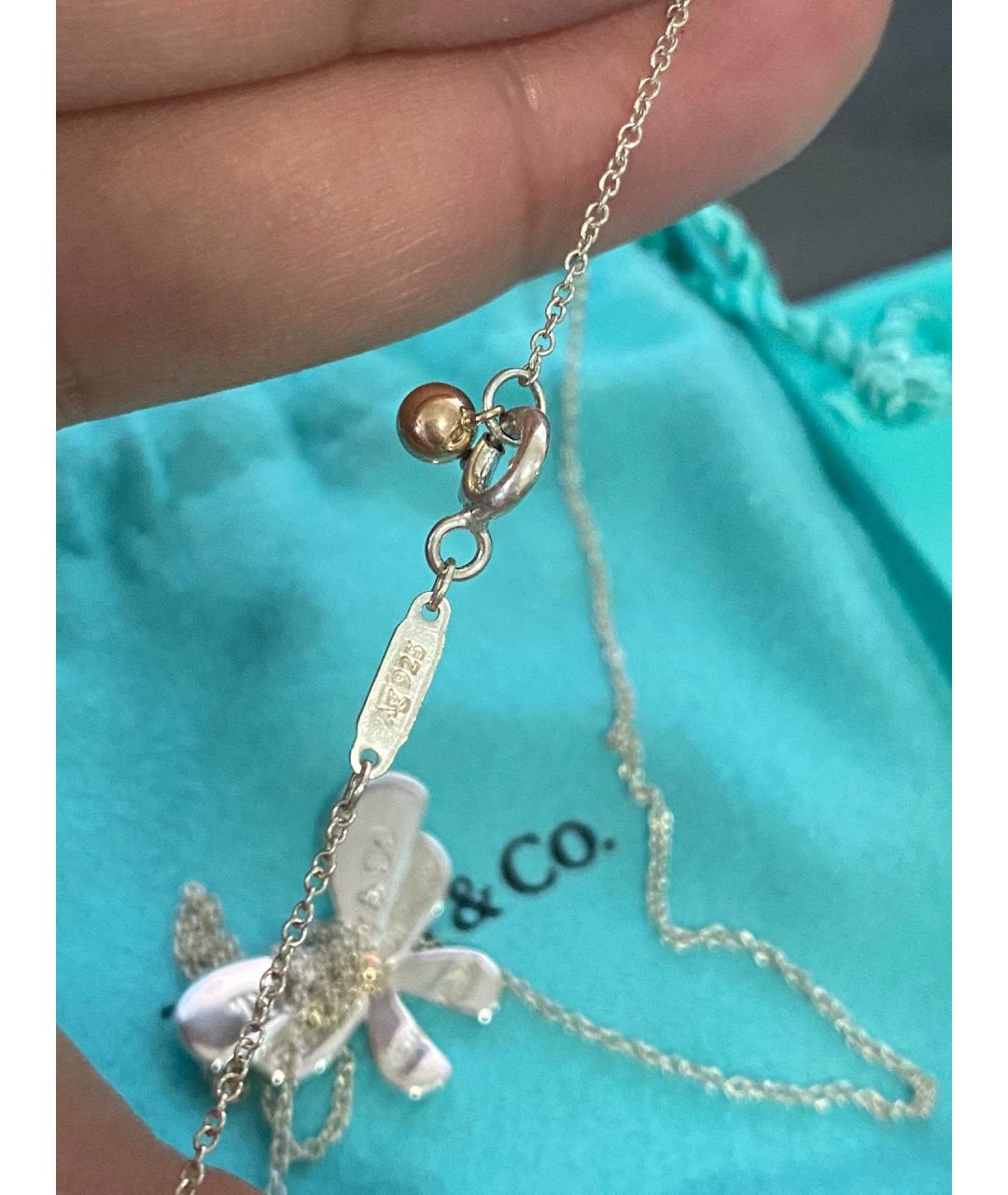 TIFFANY&CO Золотой серебряный кулон, фото 6