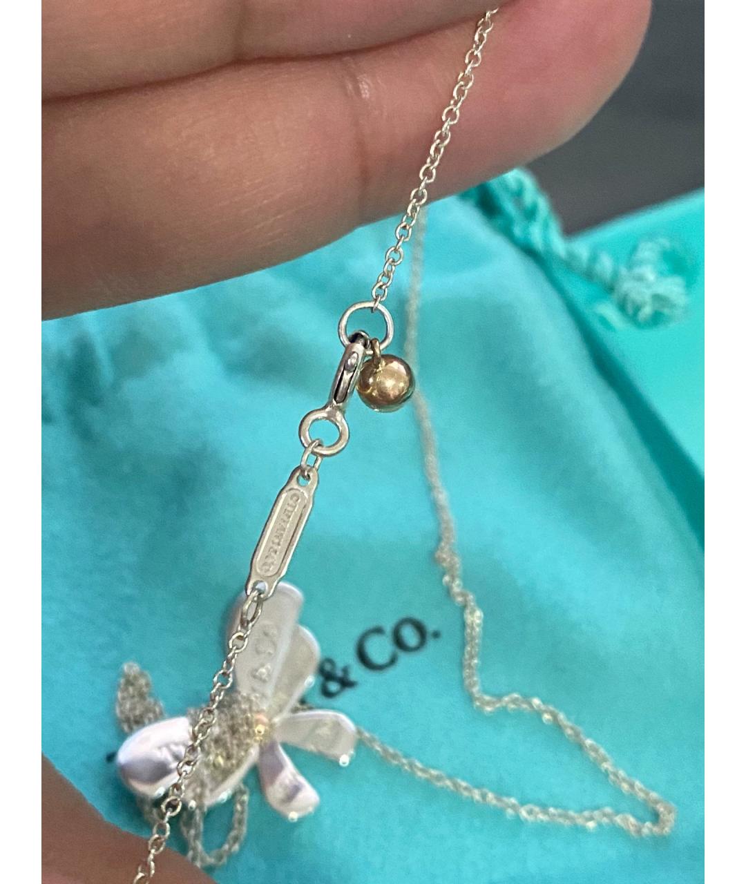TIFFANY&CO Золотой серебряный кулон, фото 7