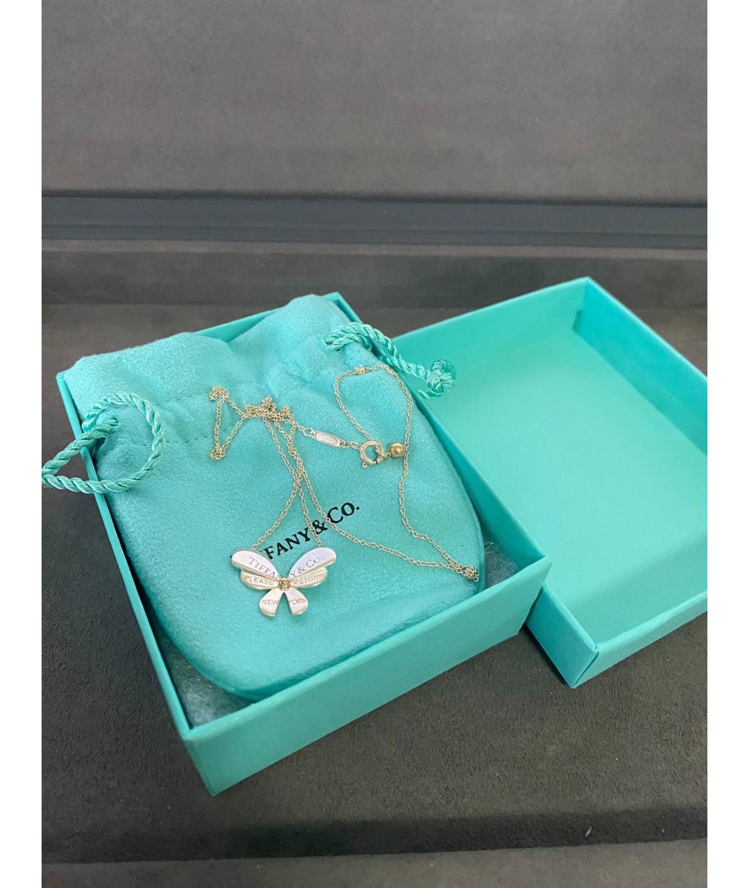 TIFFANY&CO Золотой серебряный кулон, фото 2