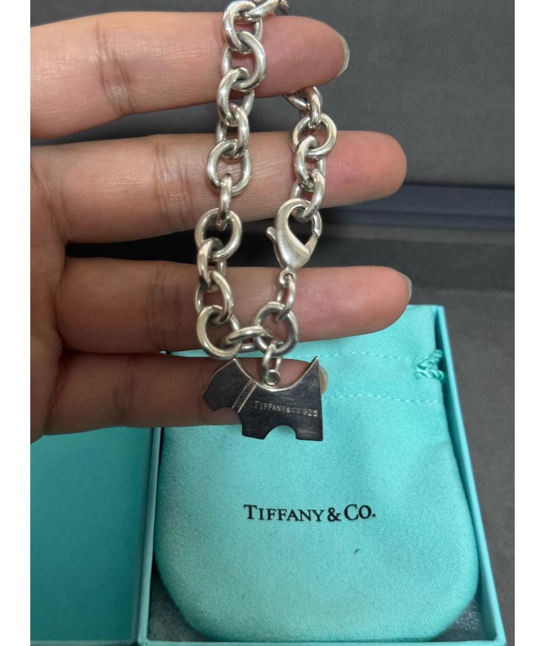 TIFFANY&CO Серебряный серебряный браслет, фото 6