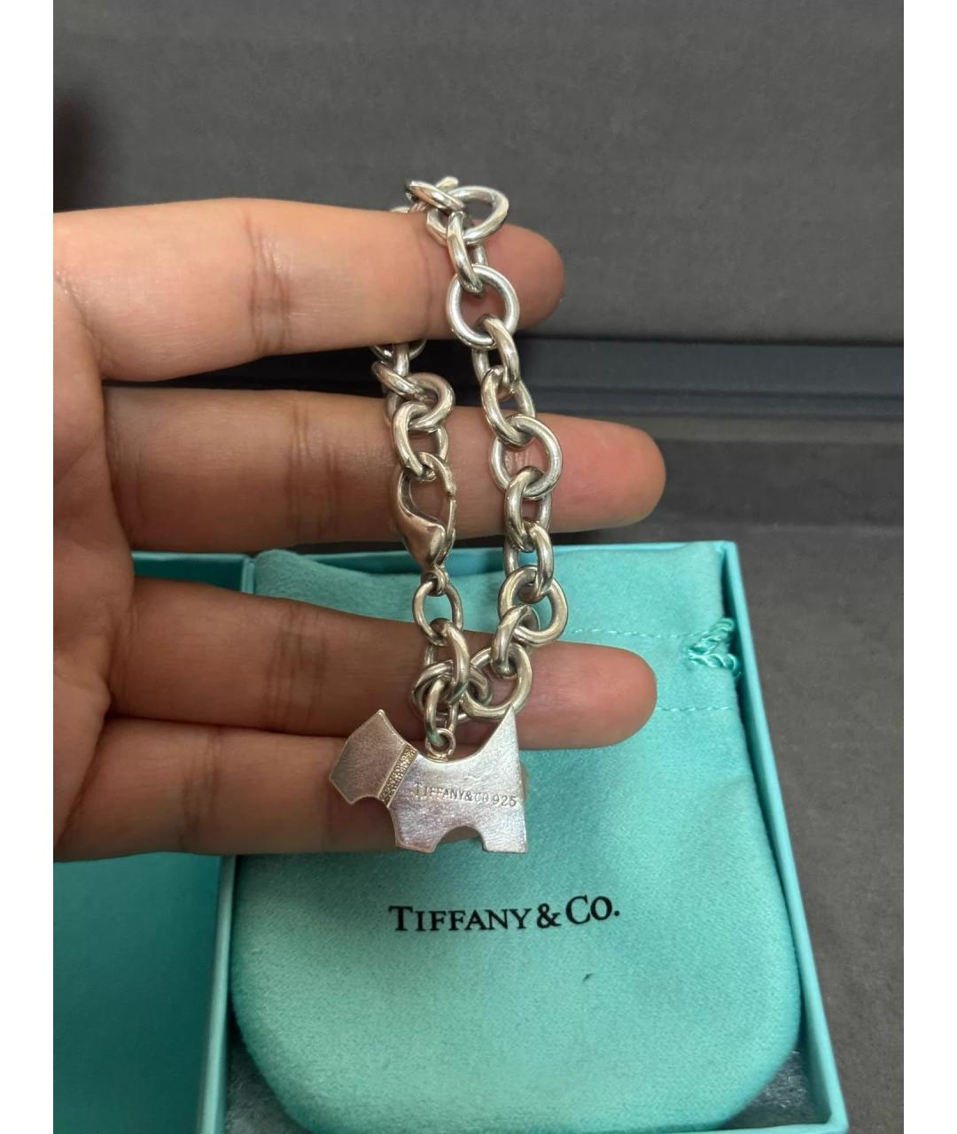 TIFFANY&CO Серебряный серебряный браслет, фото 4