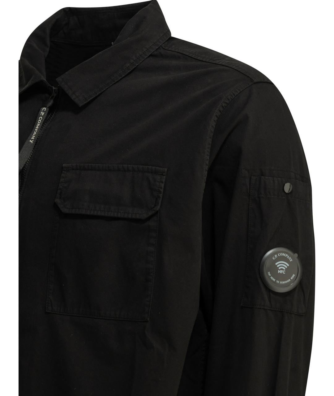 CP COMPANY Черная хлопковая куртка, фото 4