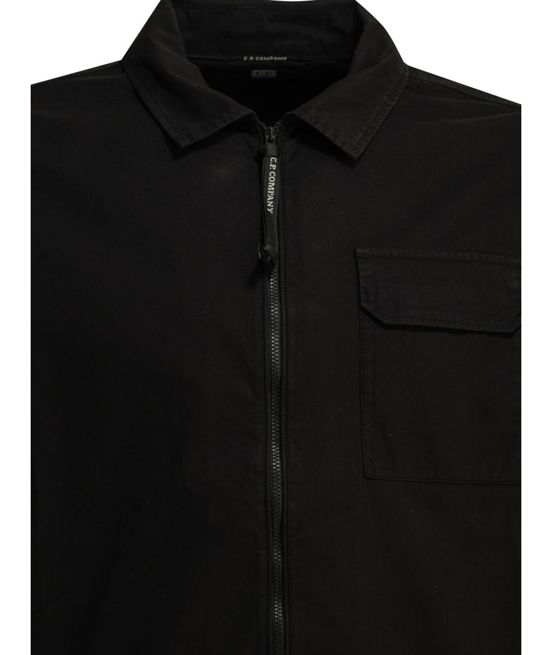 CP COMPANY Черная хлопковая куртка, фото 3