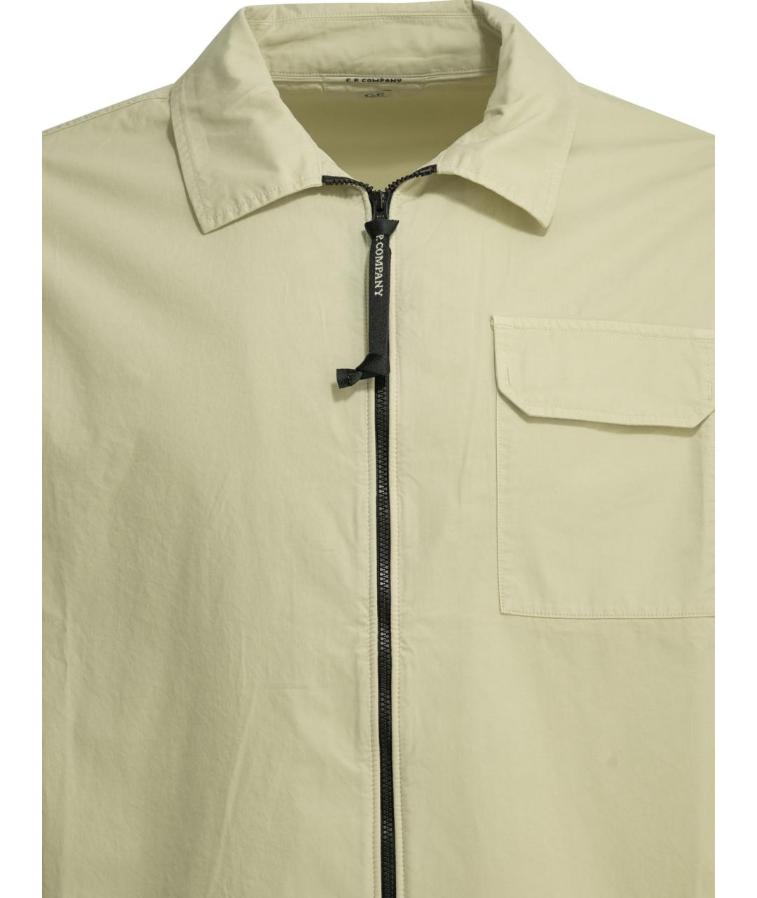 CP COMPANY Бежевая хлопковая куртка, фото 3