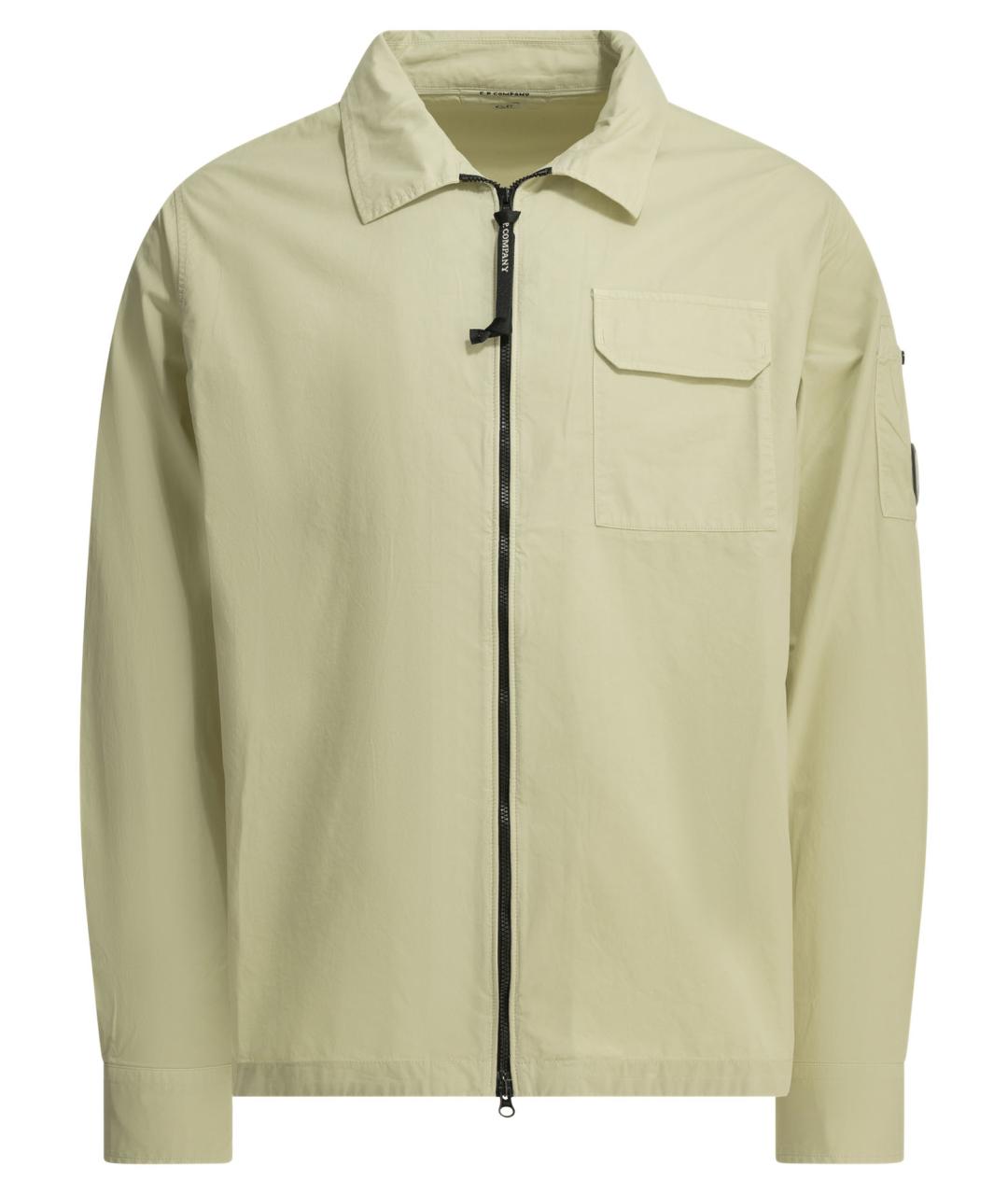 CP COMPANY Бежевая хлопковая куртка, фото 1