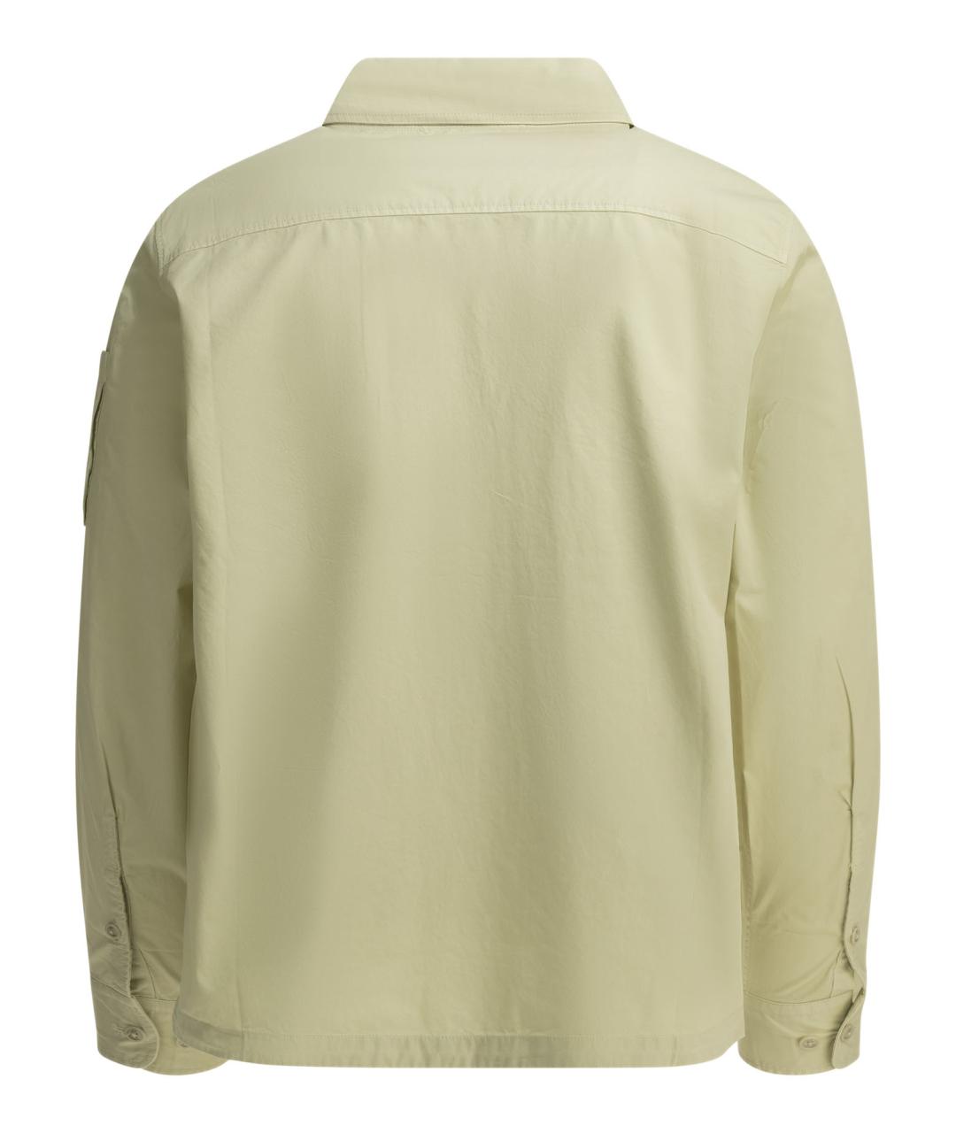 CP COMPANY Бежевая хлопковая куртка, фото 2