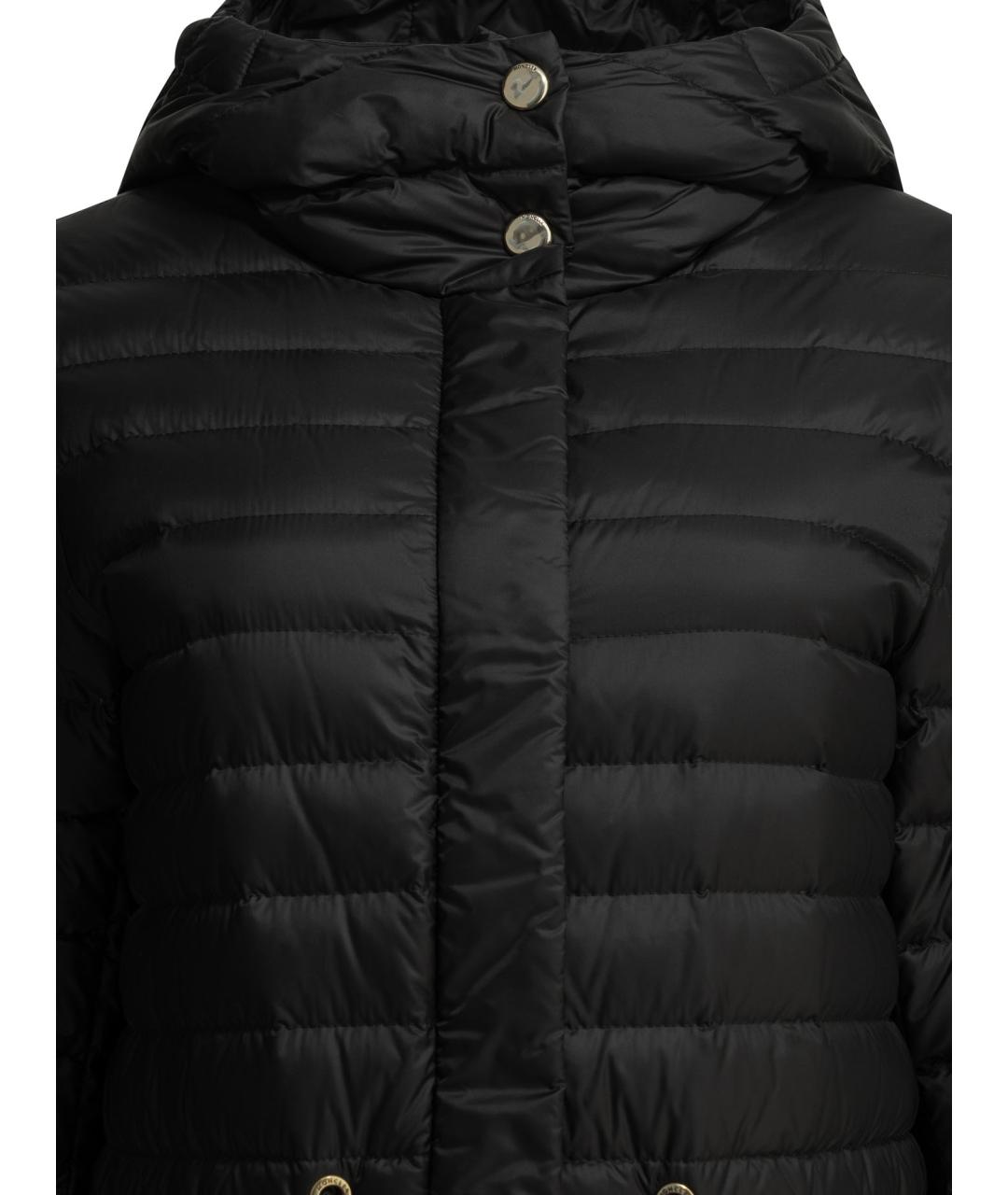 MONCLER Черная полиамидовая куртка, фото 3