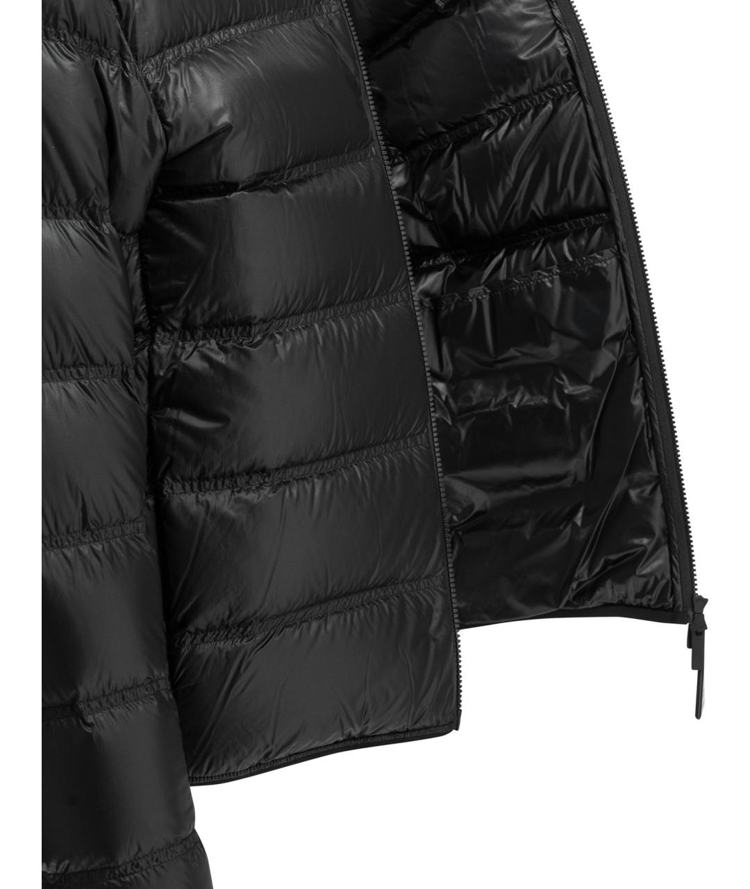 MONCLER Черная полиамидовая куртка, фото 4