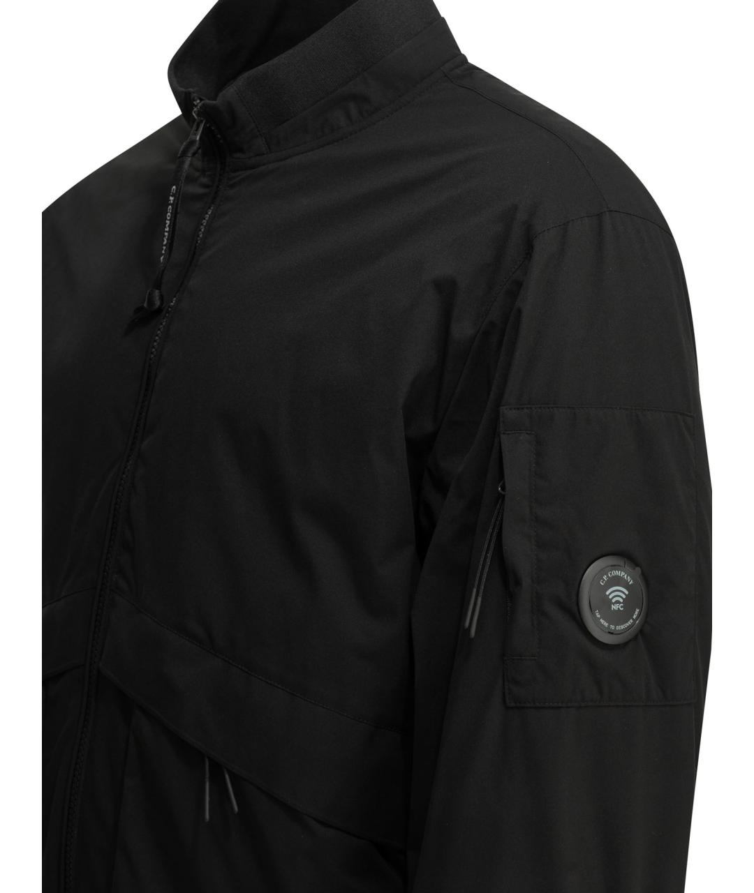 CP COMPANY Черная полиэстеровая куртка, фото 3