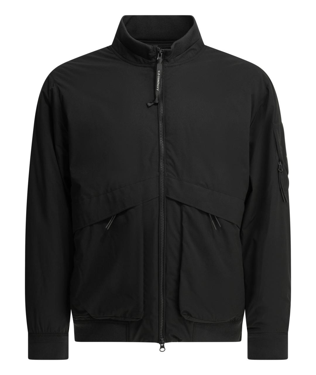 CP COMPANY Черная полиэстеровая куртка, фото 1