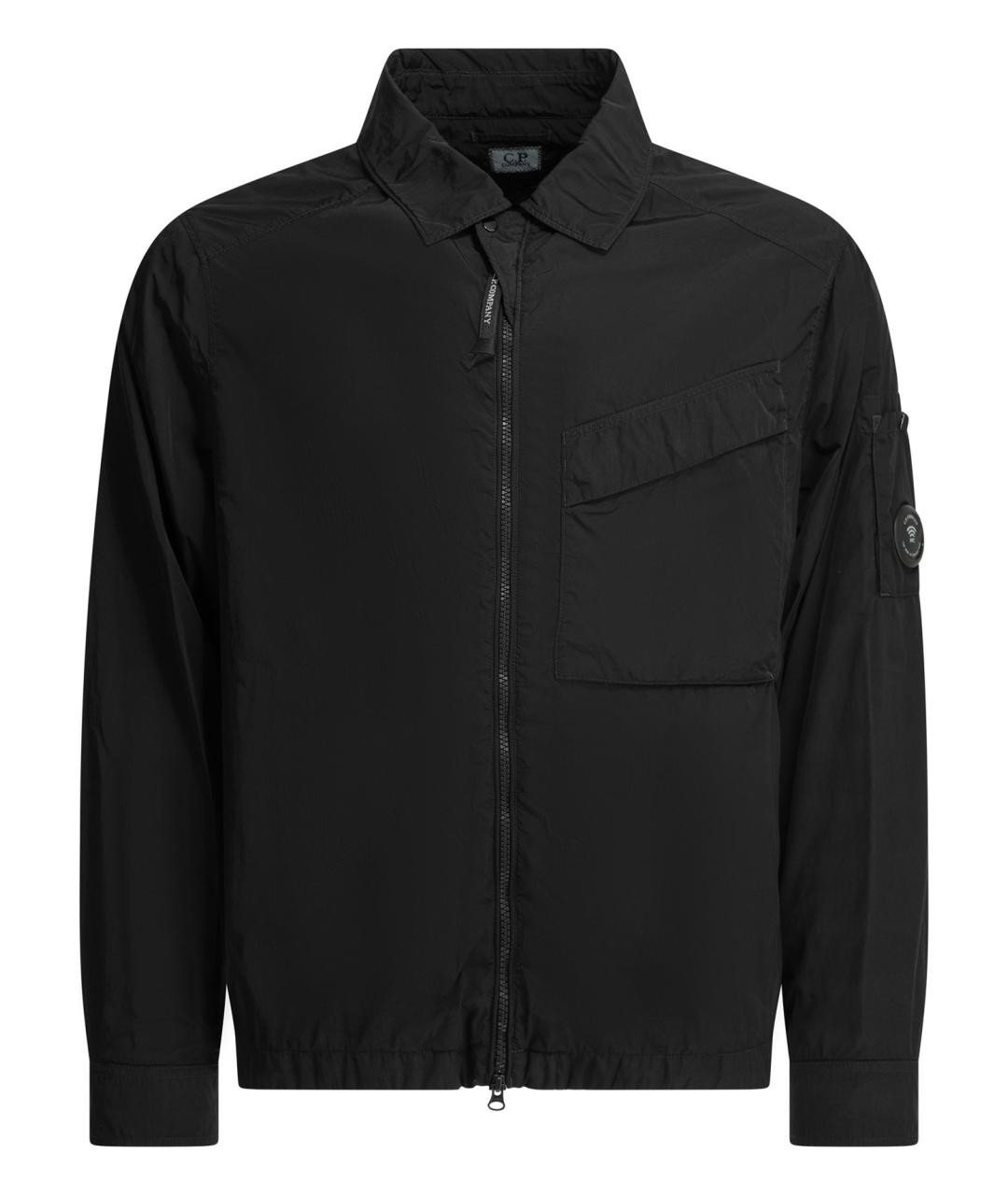 CP COMPANY Черная полиамидовая куртка, фото 1