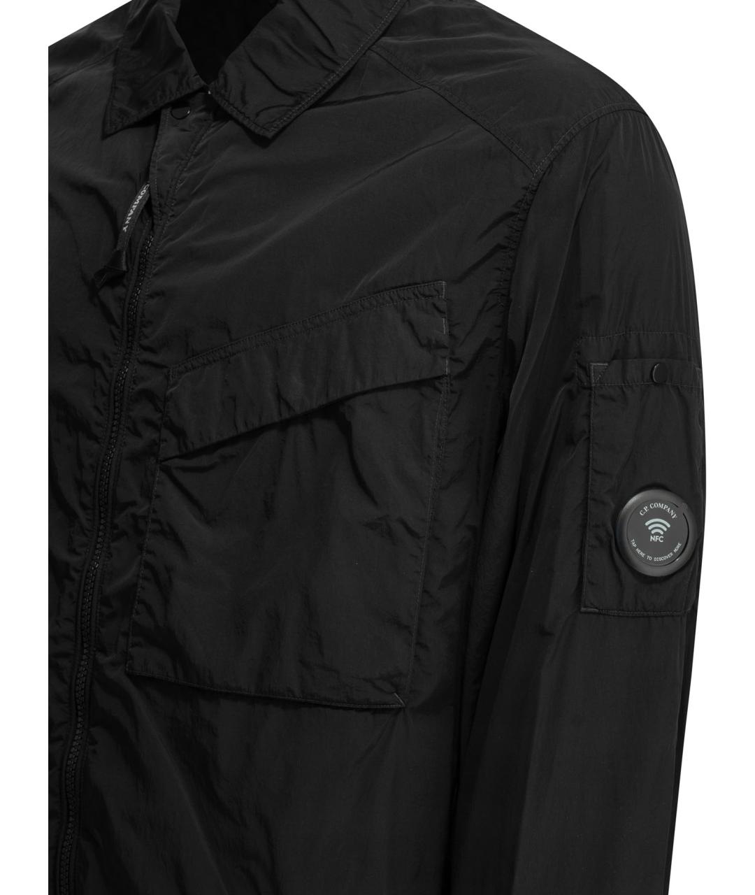 CP COMPANY Черная полиамидовая куртка, фото 3