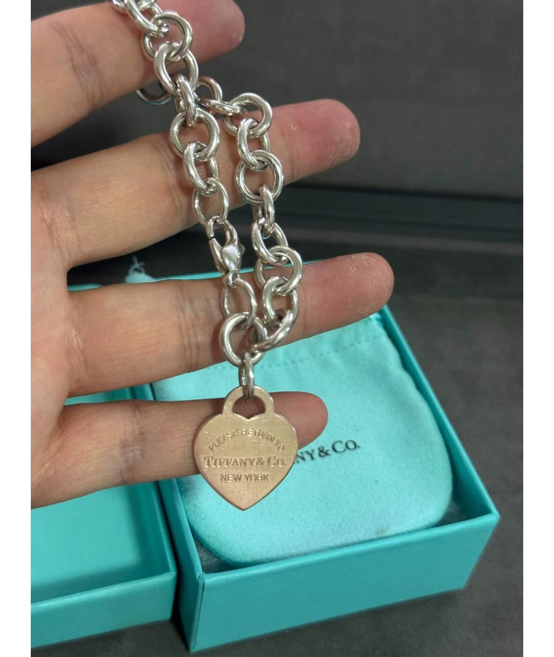 TIFFANY&CO Серебряный серебряный браслет, фото 2