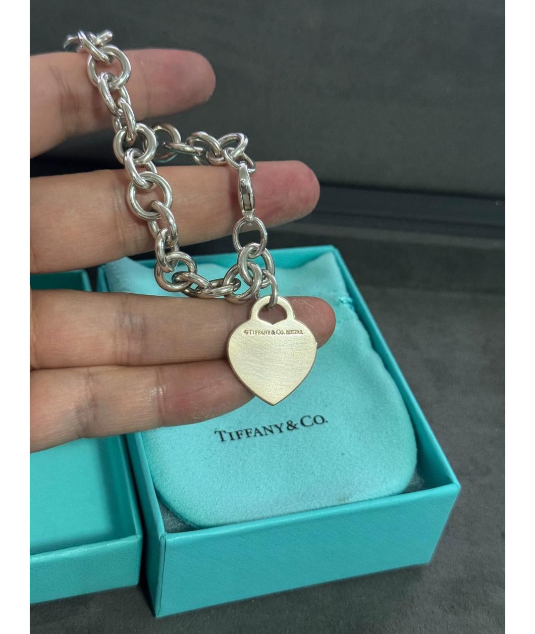 TIFFANY&CO Серебряный серебряный браслет, фото 7