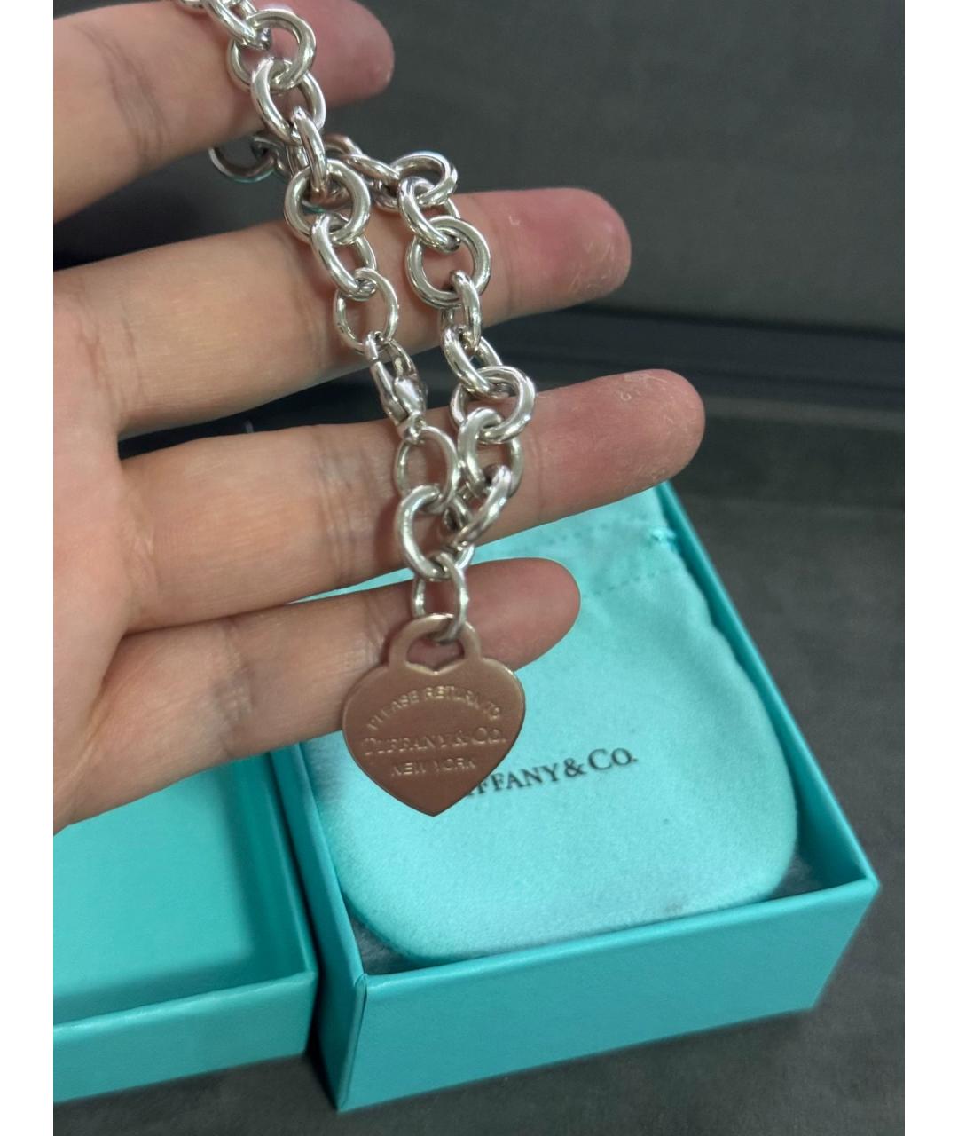 TIFFANY&CO Серебряный серебряный браслет, фото 3