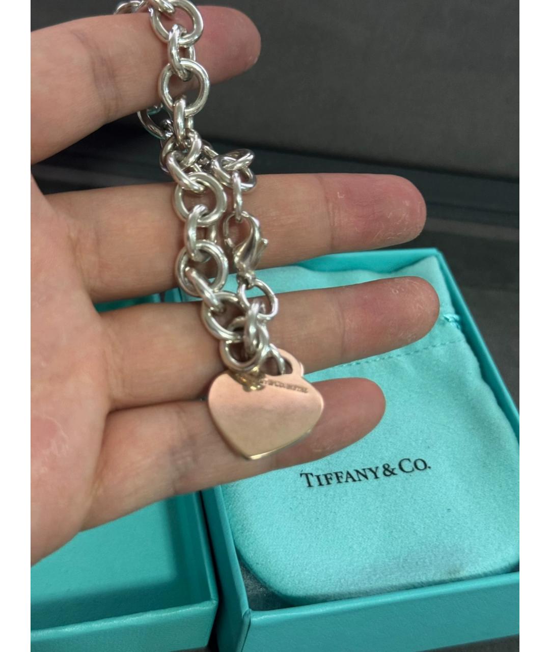 TIFFANY&CO Серебряный серебряный браслет, фото 5