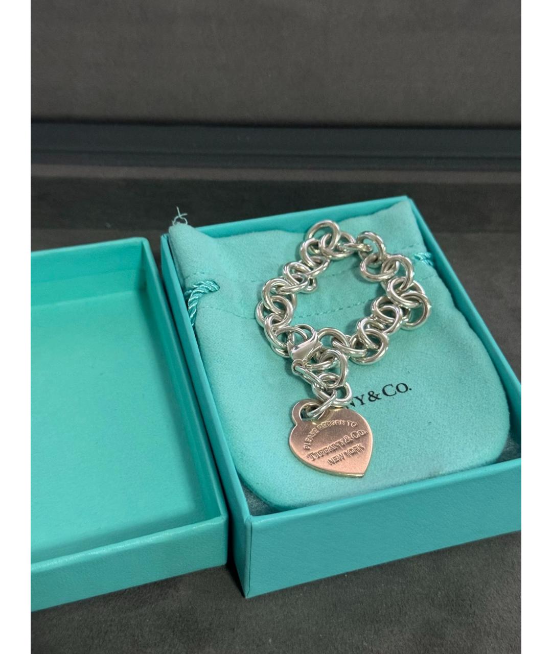 TIFFANY&CO Серебряный серебряный браслет, фото 9