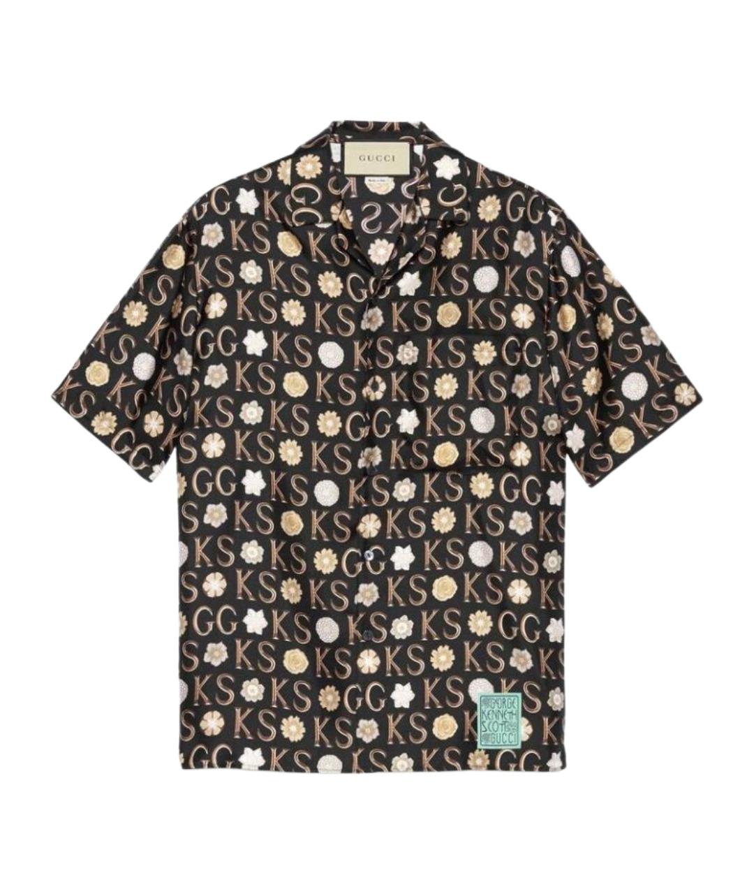 GUCCI Черная классическая рубашка, фото 1