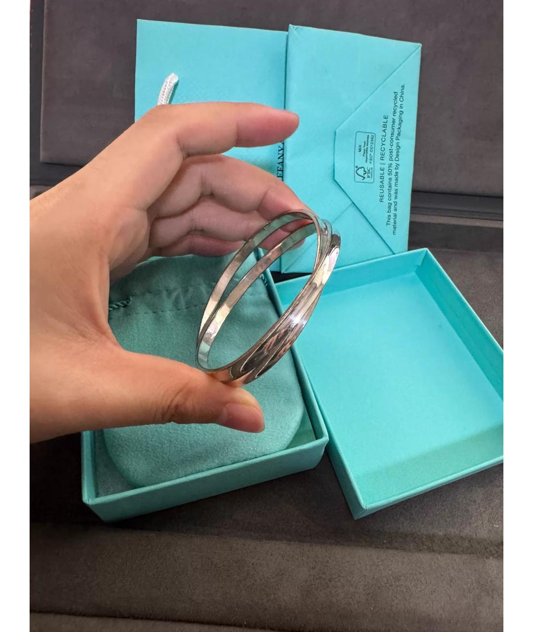 TIFFANY&CO Серебряный серебряный браслет, фото 5