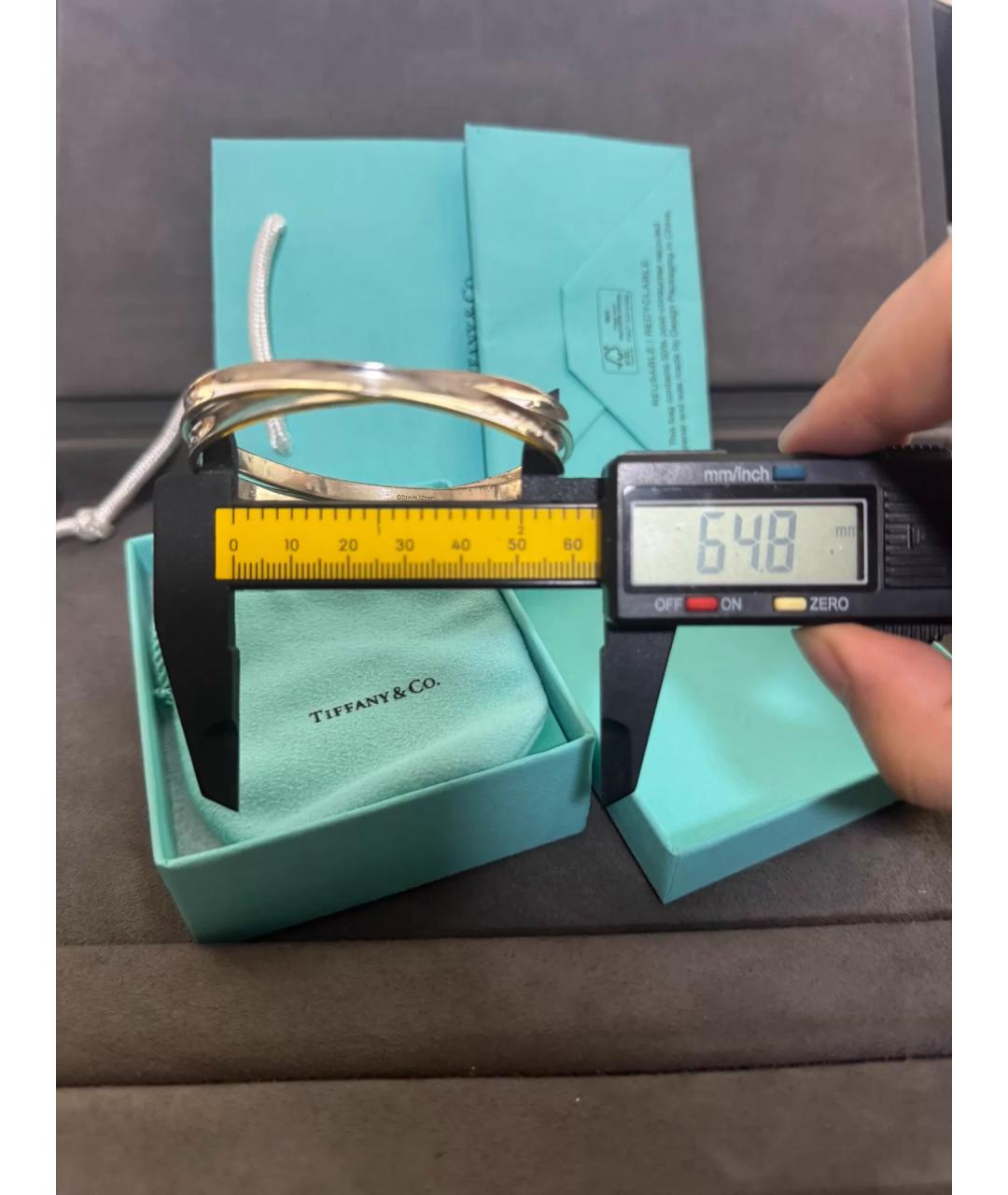 TIFFANY&CO Серебряный серебряный браслет, фото 7